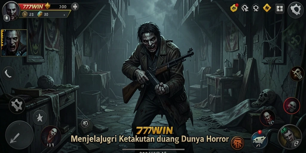 Gameplay menyeramkan dalam <strong>777WIN</strong> yang membuat jantung berdebar.