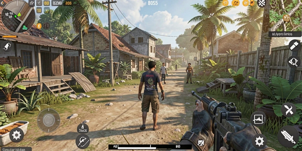Screenshot 8055 menampilkan gameplay interaktif yang menarik.