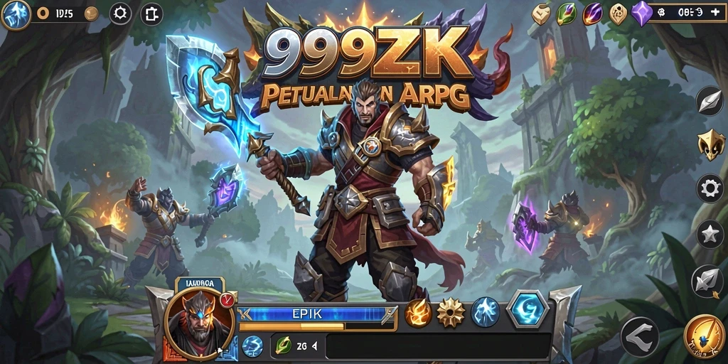 Gameplay seru dalam <strong>999ZK</strong> dengan pertarungan mendebarkan.
