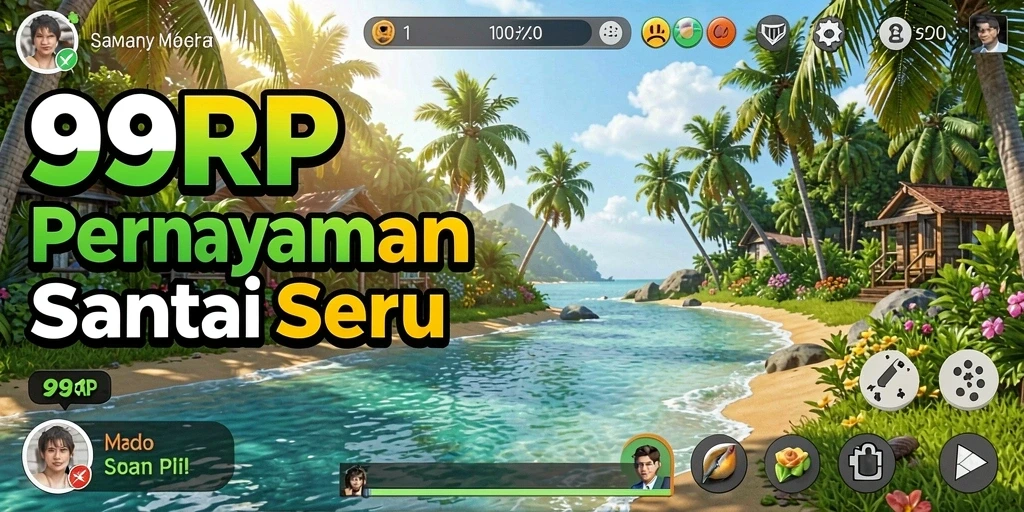 Tampilan gameplay 99RP yang menarik dan seru.