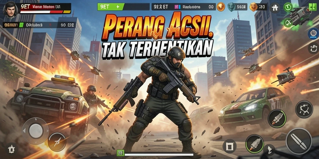 Tampilan gameplay 9ET yang seru dan dinamis.