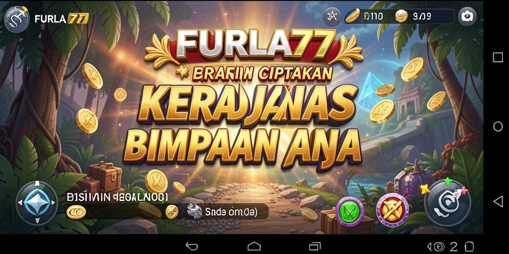 Tampilan gameplay menarik dari FURLA77 dengan aksi pengelolaan bisnis.
