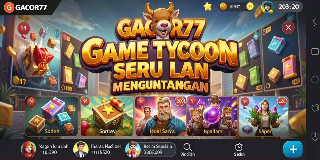 Tangkapan layar gameplay <strong>GACOR77</strong> yang menarik dan interaktif.