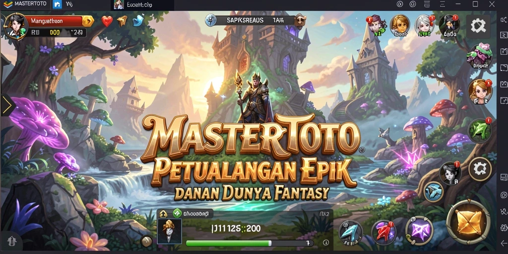 Tampilan gameplay seru dari MASTERTOTO di dunia RPG yang menawan.