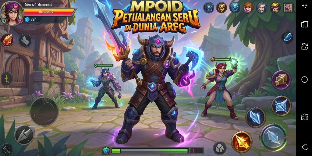 Screenshot MPOID menampilkan aksi seru dalam gameplay ARPG.