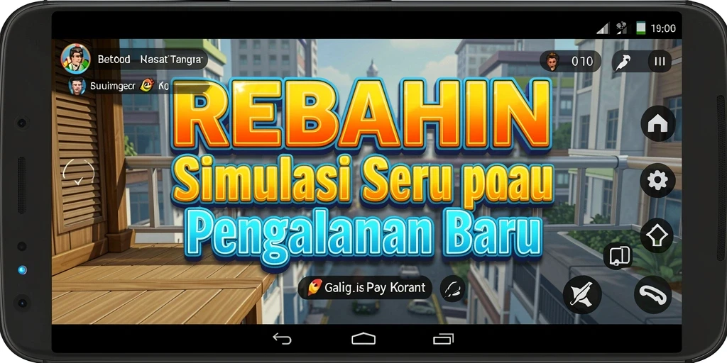 Screenshot gameplay REBAHIN dengan pengalaman simulasi yang mendalam.