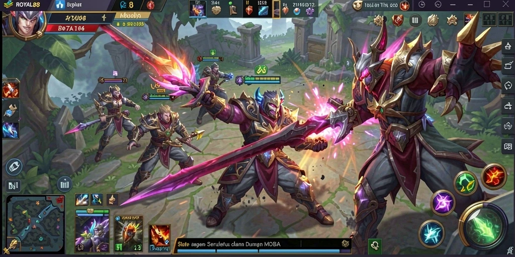 Tampilan menakjubkan gameplay seru di ROYAL88.