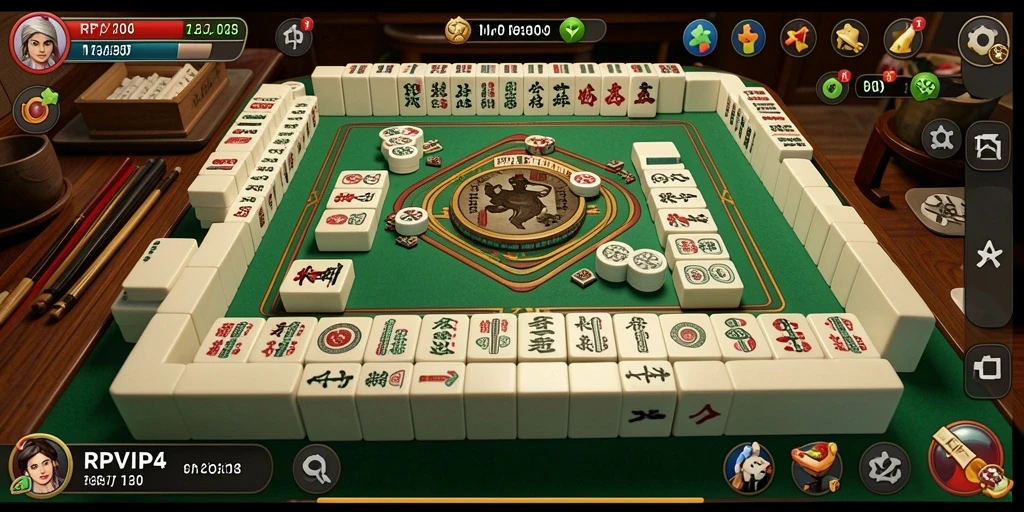 Tampilan menarik dari gameplay RPVIP4 Mahjong yang penuh tantangan.