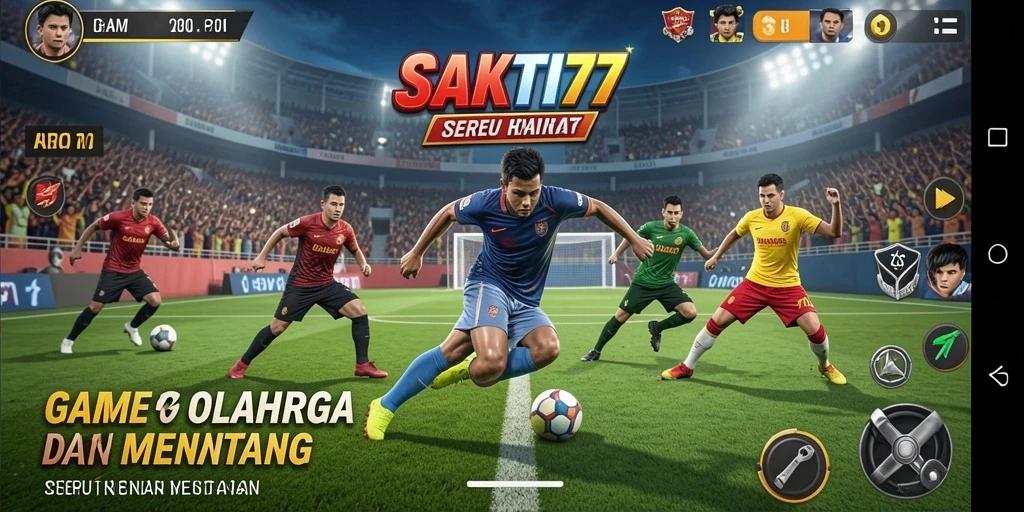 Tampilan menarik dari gameplay SAKTI77 yang penuh aksi dan olahraga.