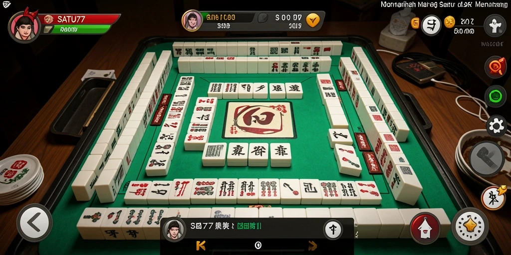Gameplay Mahjong yang menantang dan menghibur di SATU77.