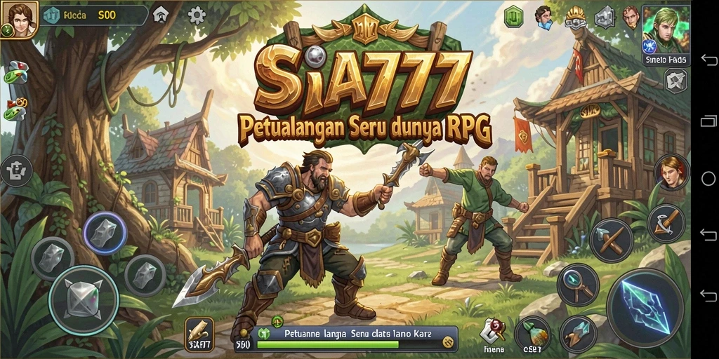 Tampilan menakjubkan dari gameplay SIA777 yang penuh aksi RPG.