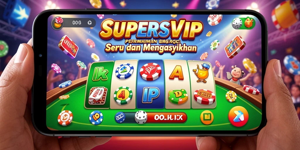 Tampilan seru gameplay Bingo di SUPERSVIP yang menegangkan.